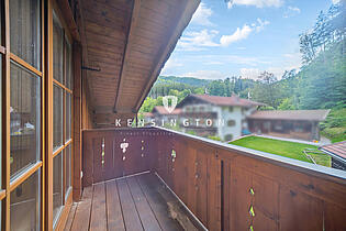 Balkon DG mit Blick auf den Berg